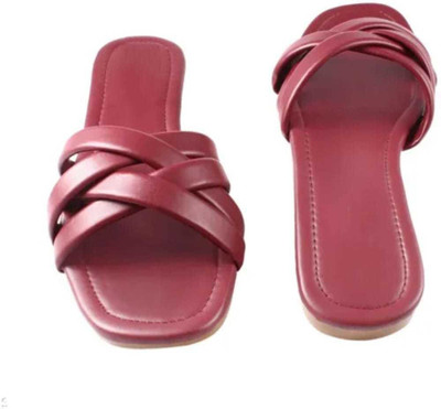 SBF Women Flats(Maroon , 6)