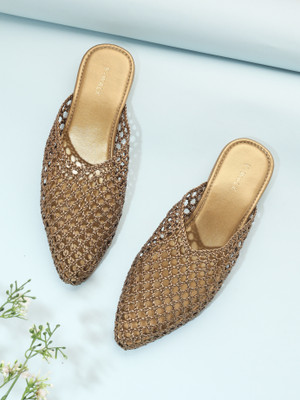 Vwalk Women Flats(Gold , 13)