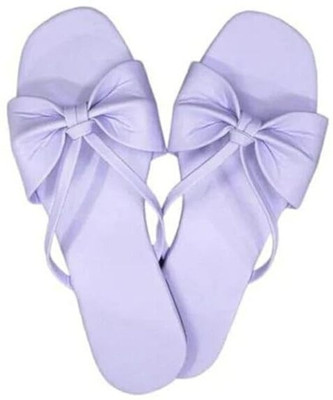 Rudra Couture Women Flats(Purple , 5)