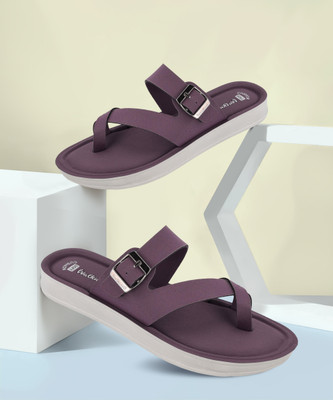 WALKAROO Women Flats(Purple , 8)