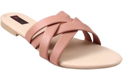 Red Flamingo Girls Slip-on Flats(Cream , 15-30)