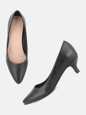 CHEMISTRY Women Heels(Black , 6)