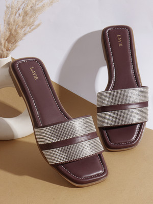 LAVIE Women Flats(Maroon , 4)