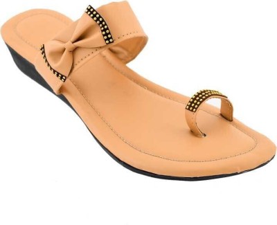 PADMAJA Women Flats(Tan , 6)