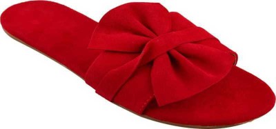 Fabbmate Women Flats(Red , 4)