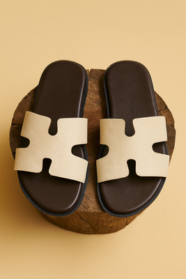 DELEFS Men Casual(Beige , 8)