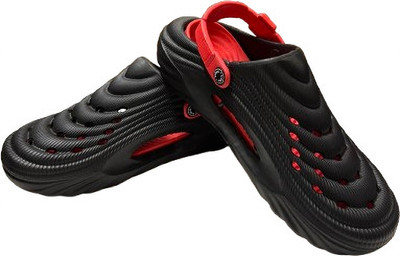 Aplus Men Clogs(Red , 6)