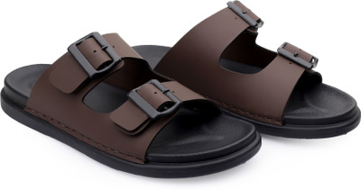 ROCKFIELD Men Sandals(Brown , 7)