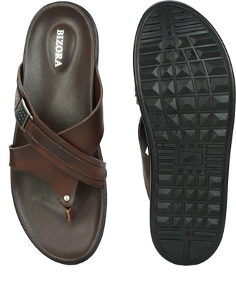 BIZORA Men Casual(Brown , 8)