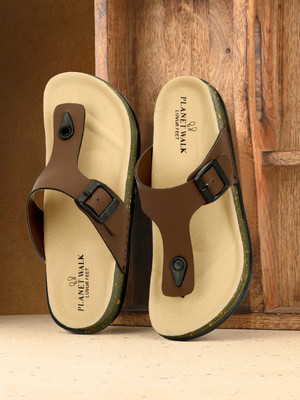 PLANET WALK Lightweight comfort extra-soft with trendy, premium stylish design Men Casual(Brown, Beige , 6)