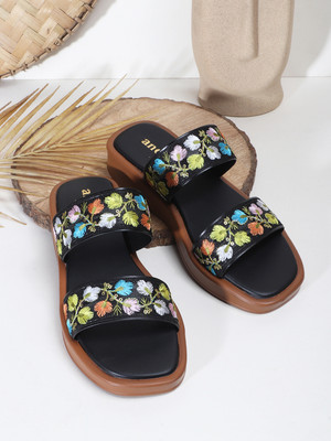 ANOUK Women Flats(Black , 8)