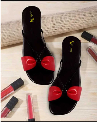 vixish Women Flats(Red , 4)