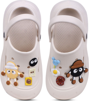 Cassiey Women Clogs(White , 7)
