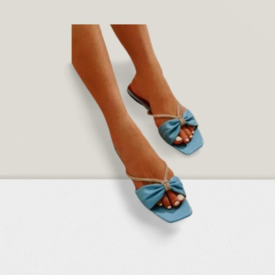 PZ MIR Women Flats(Blue , 7)