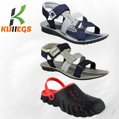 kullegs Men Sandals(Multicolor , 7)