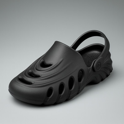 Bata Men Sandals(Black , 8)