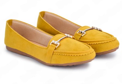 Kavya Fashion Hub Women Bellies(Yellow , 3)