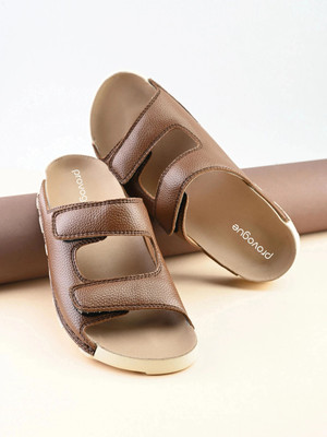 PROVOGUE Men Sandals(Blue , 9)