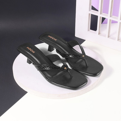 MOCHI Women Heels(Black , 3)