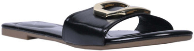 Jove Women Flats(Black , 6)