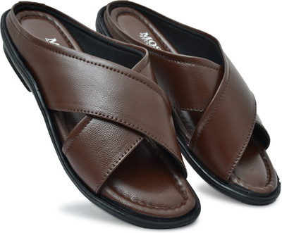 OMA Men Slippers(Brown , 7)