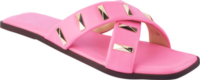 TRYME Women Flats(Pink , 6)