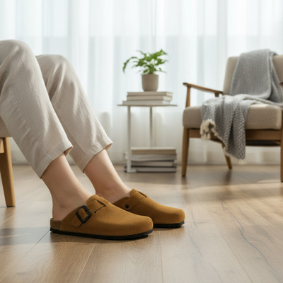 La Voie Men Sandals(Tan , 10)