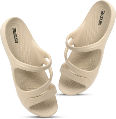 Doctor Health Super Soft Newly Launch | Classic Ultra Soft | Cushion | Comfortable|Premium|Stylish|Trendy Women Sandals(Beige , 3)