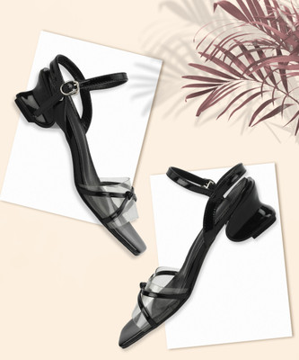 Allen Solly Women Heels(Black , 4)