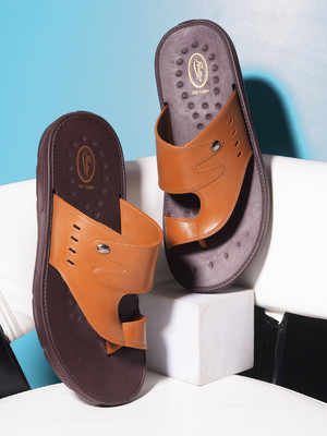 action HRFFL-032 Men Flats(Tan , 6)