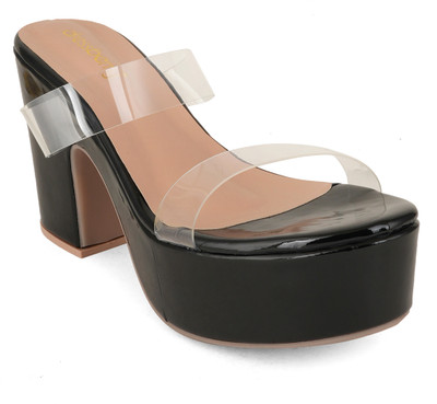 Dressberry Women Heels(Black , 5)