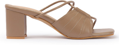 Dressberry Women Heels(Beige , 6)