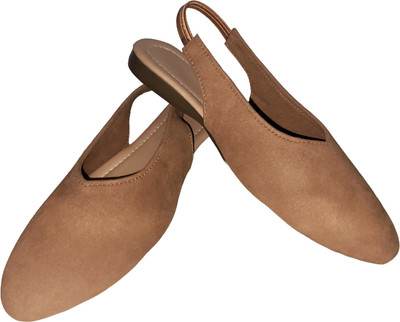 XiZUii Women Bellies(Brown , 9)