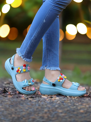 aadi Women Clogs(Blue , 7)
