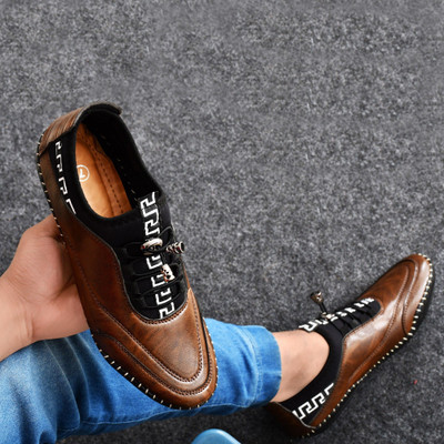 K' Footlance Men Casual(Brown , 6)