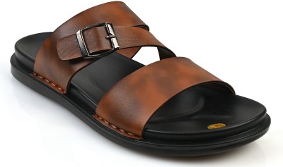 aerowalk Men Sandals(Tan , 9)