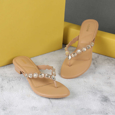MOCHI Women Casual(Gold , 3)