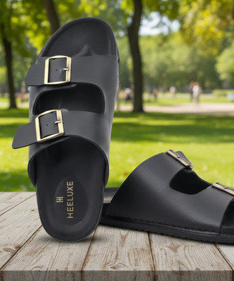 Lehar Soft and Comfortable Orthopedic Pain Relief Men Flats(Black , 8)