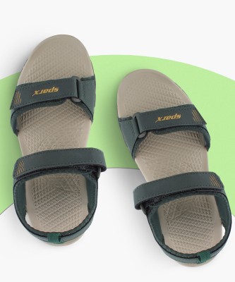 Sparx SS 561 Men Sandals(Green, Gold , 6)