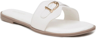 PLANET WALK Lightweight comfort extra-soft with trendy, premium stylish design Women Flats(White , 4)