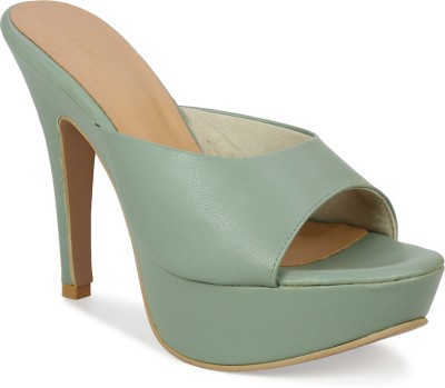 Inc.5 Women Heels(Green , 3)