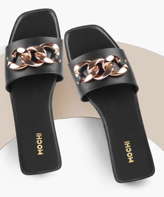 MOCHI Women Flats(Black , 5)