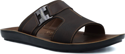 TREKIVA Men Premium Sandal Trendy Comfortable Flexible & Durable, Anti-Skid| TPG-3035 Slippers(Tan , 9)