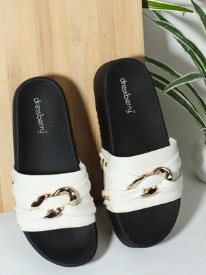 Dressberry Women Flats(White , 7)