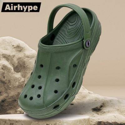 Airhype Men Sandals(Olive , 8)