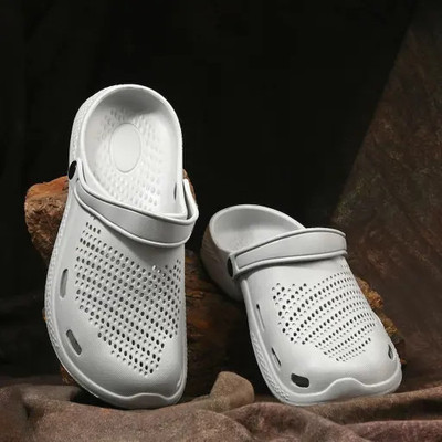 COOPERWINGS Men Clogs(Grey , 7)