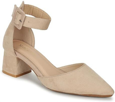 Marc Loire Women Heels(White , 6)