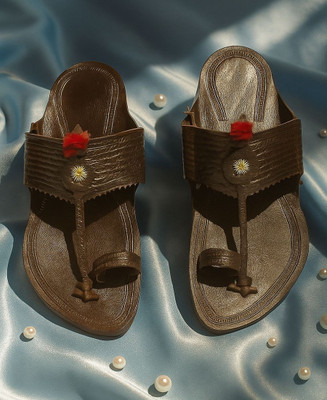 Kolhapuri Men Sandals(Brown , 9)
