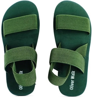 OLIVER WALK Men Flats(Green , 9)