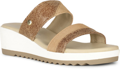 HUSH PUPPIES Women Wedges(Brown , 8)